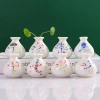 Xuantai Ceramic small vase, simple small plate decoration, mini modern and simple home living room decoration, handicraft flower vase Application Scenario